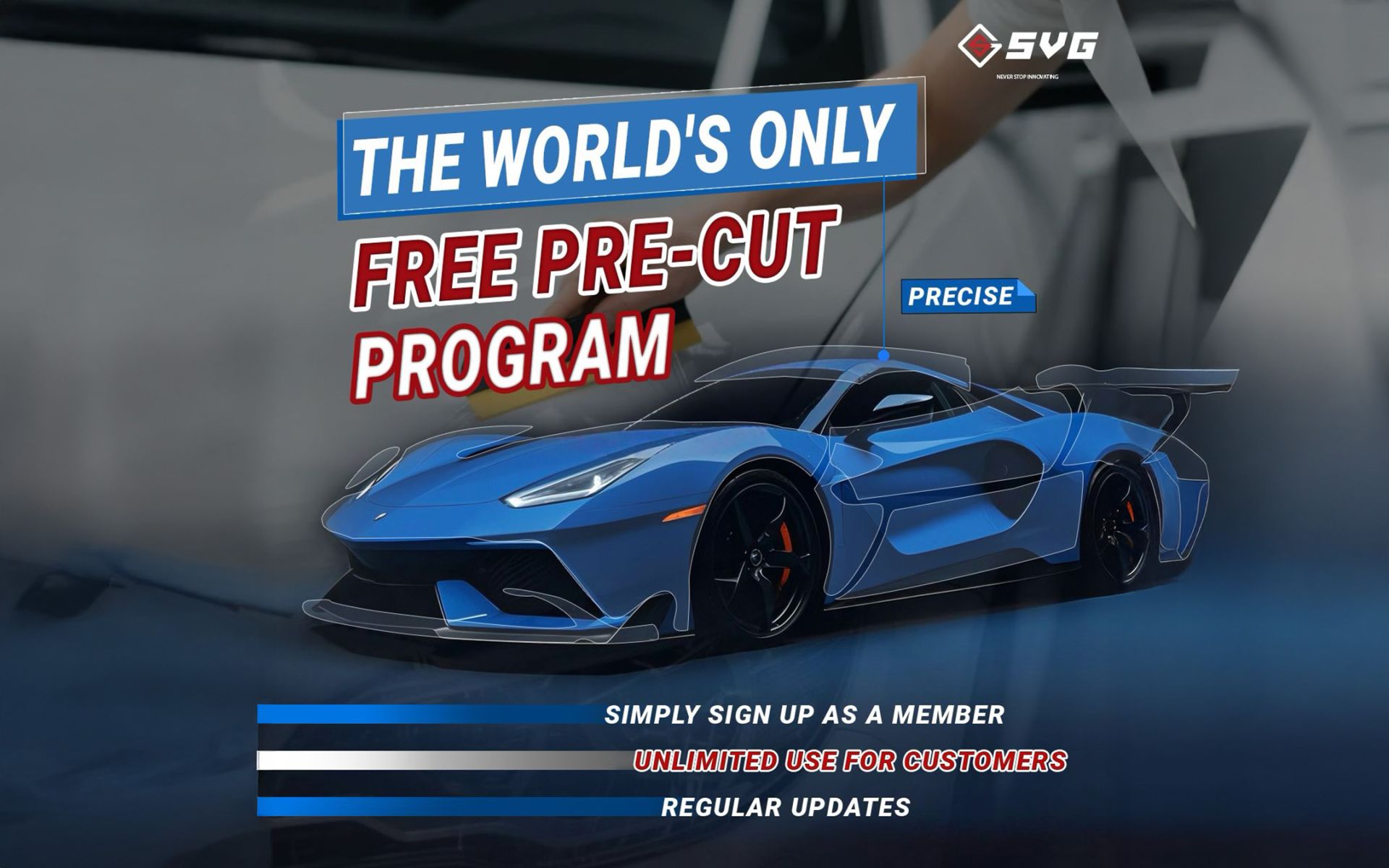 Pre-cut Software Interface